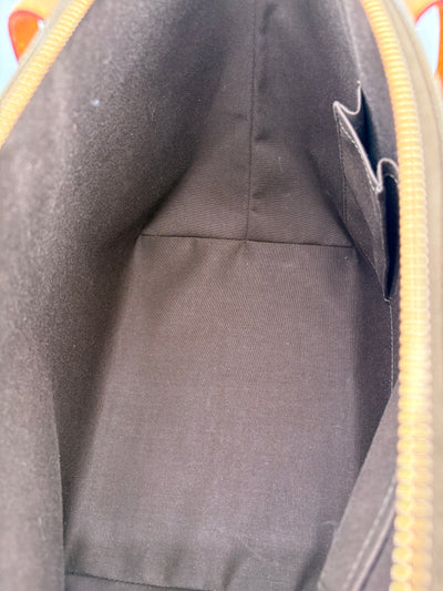 Louis Vuitton Vernis Monogram Tote Bag - Olive-Brown Patent Leather with Gold Hardware