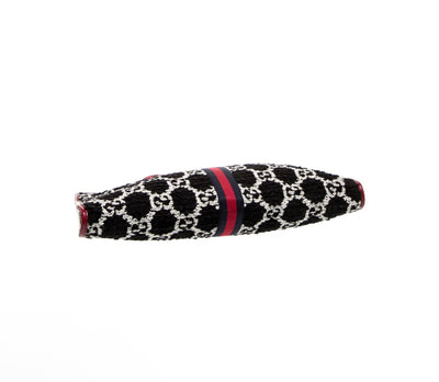 Authentic Gucci Black Jacquard Tote with Sylvie Web & Tiger Head Accent – Luxury Statement Bag