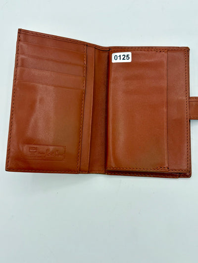 Vintage MCM Cognac Compact Kisslock Wallet – Excellent Used Condition