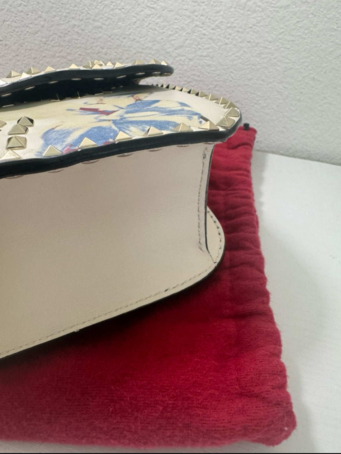 Valentino Glam Lock Small Kimono 1997 Print Shoulder Bag – Preowned