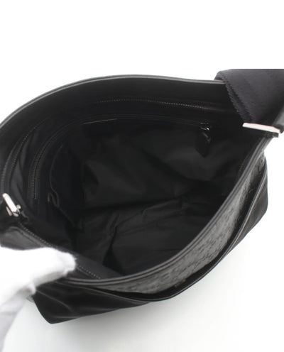 Gucci Black Leather and Nylon Crossbody bag