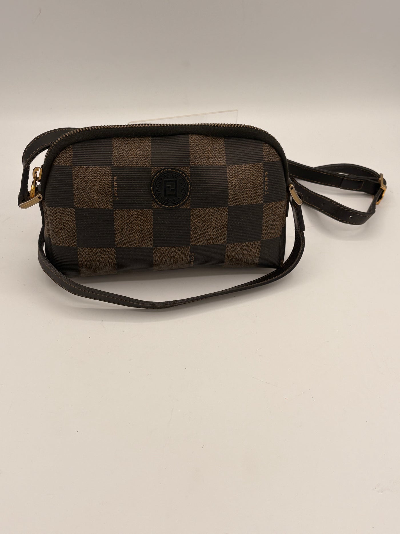 Fendi Monogram Checkered crossbody bag