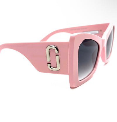 Marc Jacobs Oversized Cat-Eye Sunglasses – Pink (New, Full Set)