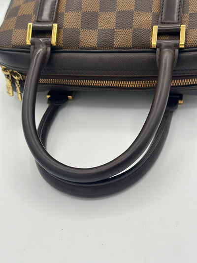 Discontinued Louis Vuitton Brera Bag - Timeless Elegance in Damier Ebene