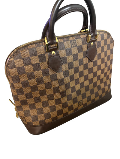 2003 Louis Vuitton Alma Damier Ebene PM – Authentic Classic Handbag