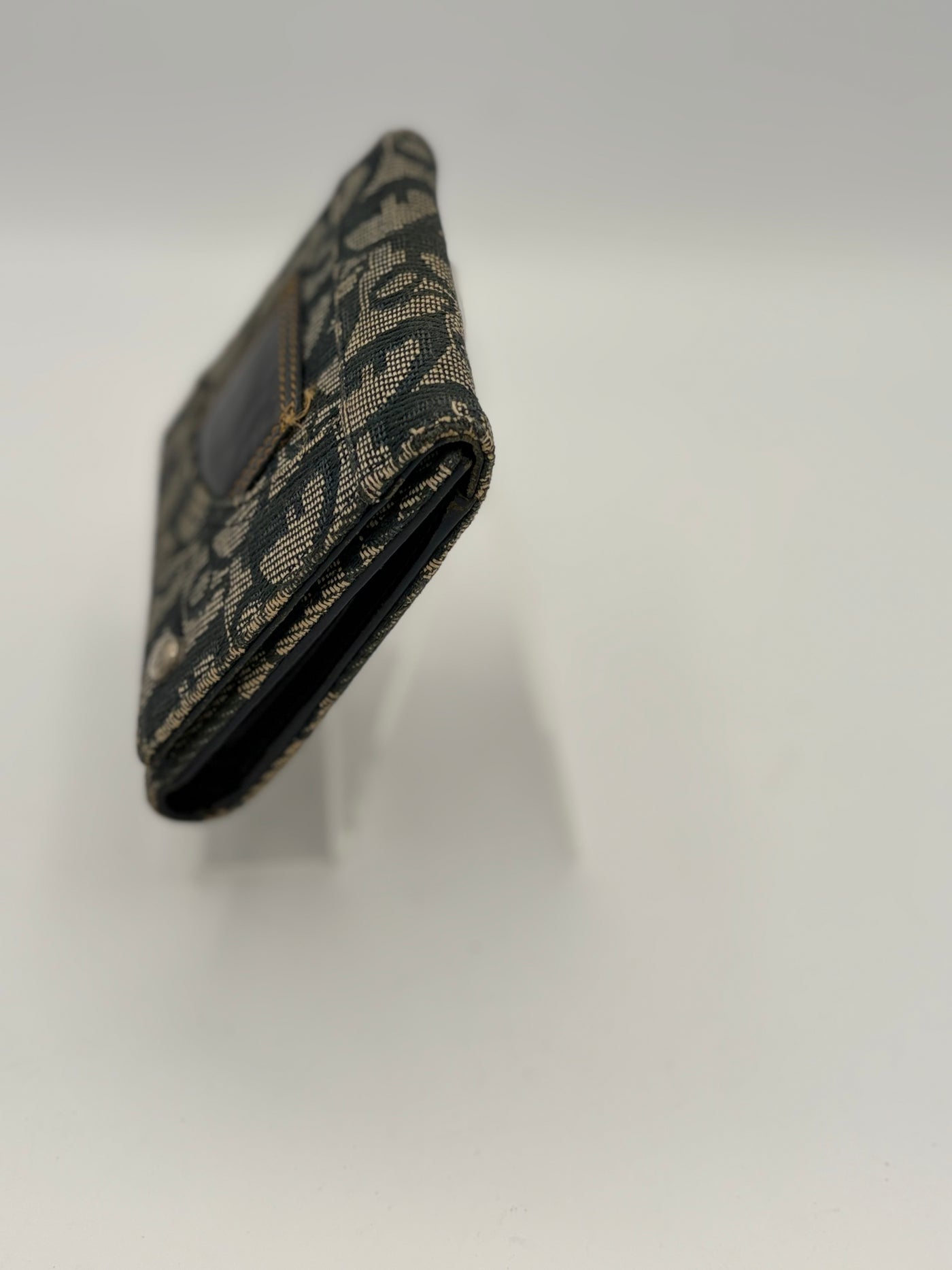 Christian Dior Trotter Canvas Trifold Wallet