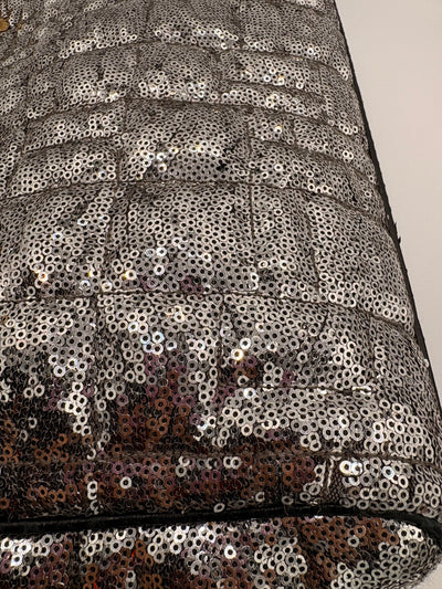Dolce & Gabbana Miss Charles Shoulder Bag – Silver Sequined Leather