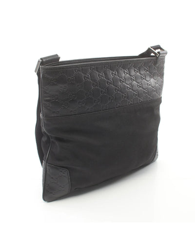Gucci Black Leather and Nylon Crossbody bag