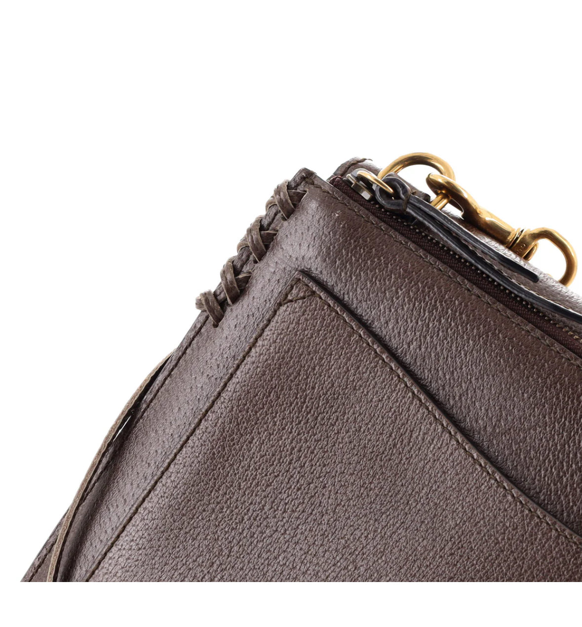 Gucci Animalier Web Chain Shoulder Bag Leather Small