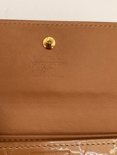 Louis Vuitton Yellow Vernis Compact Snap Wallet