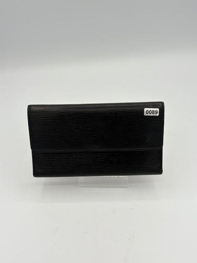 Louis Vuitton Black Epi Wallet