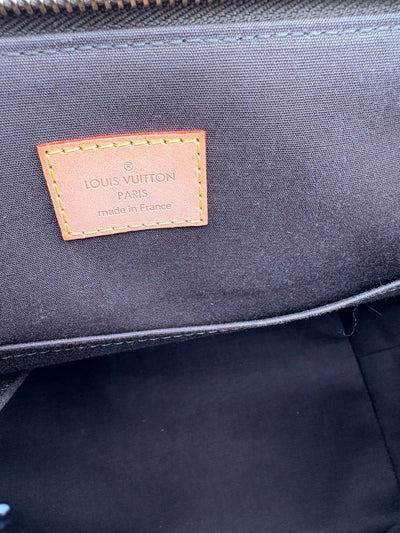 Louis Vuitton Vernis Monogram Tote Bag - Olive-Brown Patent Leather with Gold Hardware