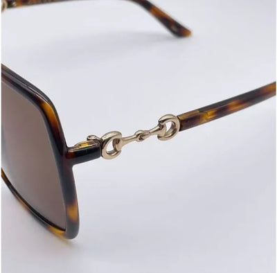 Gucci Horsebit Women's Sunglasses in Havana