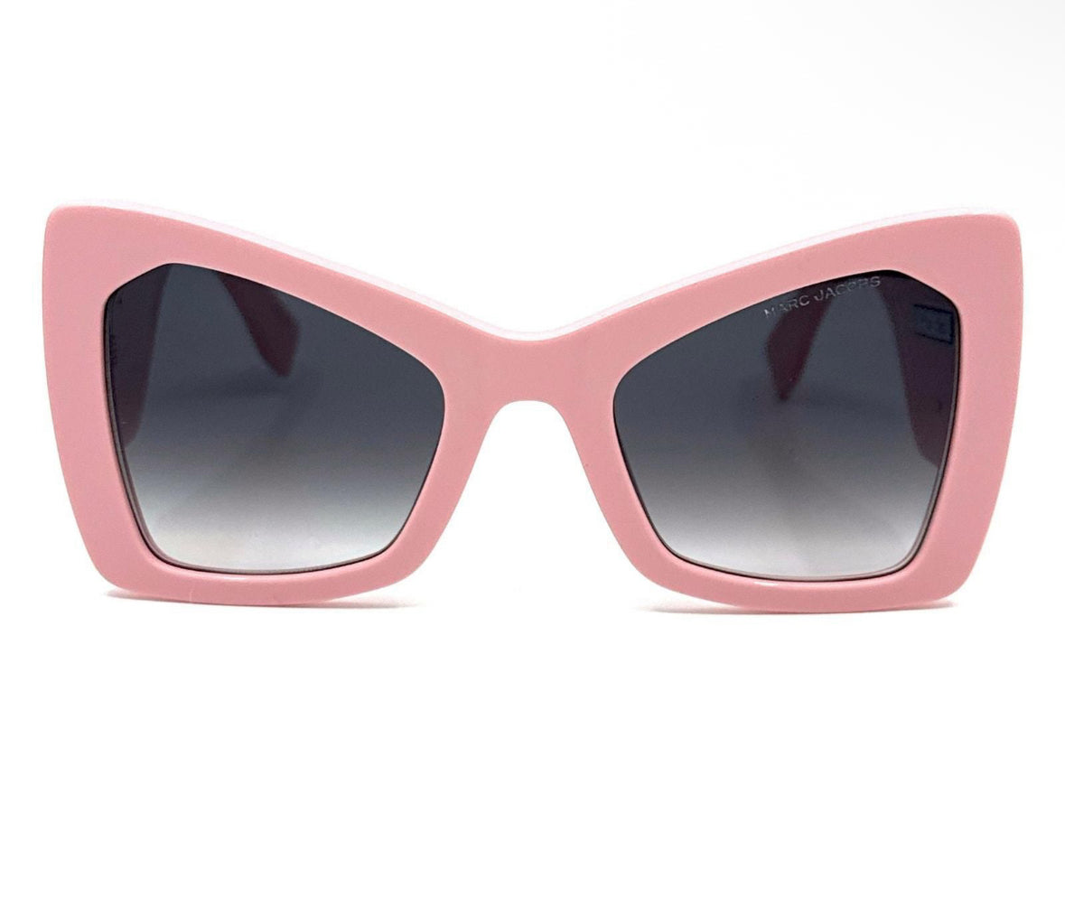 Marc Jacobs Oversized Cat-Eye Sunglasses – Pink (New, Full Set)