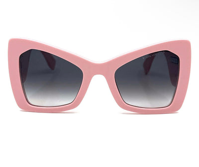 Marc Jacobs Oversized Cat-Eye Sunglasses – Pink (New, Full Set)