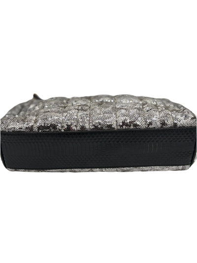 Dolce & Gabbana Miss Charles Shoulder Bag – Silver Sequined Leather