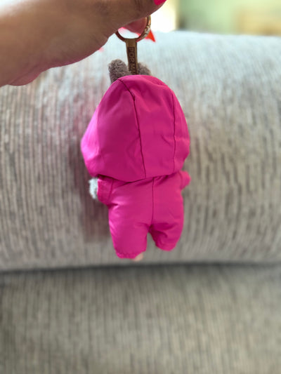 Pink Bunny Hoodie Outfit for Labubu – Arc’teryx-Inspired Style (Doll Not Included)