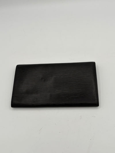 Louis Vuitton Black Epi Wallet