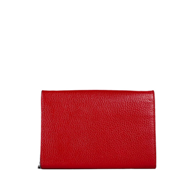 GUCCI Red Pebbled Leather Dionysus Small Chain Bag