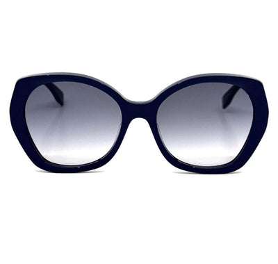 Fendi  Oversized Sunglasses – Navy Blue with Gradient Lenses
