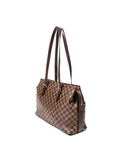 Louis Vuitton Chelsea Tote Bag – Damier Ebene Canvas | Large Luxury Shoulder Bag