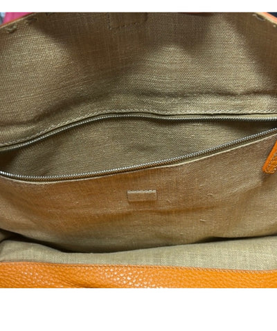Fendi Selleria Orange Leather Handbag – Authentic, Handcrafted Italian Luxury