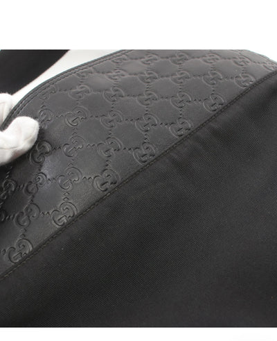 Gucci Black Leather and Nylon Crossbody bag