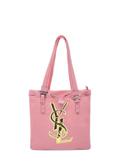 YSL Beauté Pink Canvas Tote Bag – NWT | Limited Edition Designer Shoulder Bag