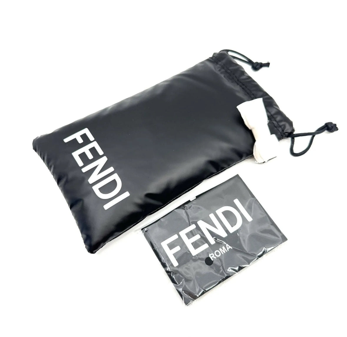 Fendi  Oversized Sunglasses – Navy Blue with Gradient Lenses