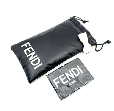 Fendi  Oversized Sunglasses – Navy Blue with Gradient Lenses