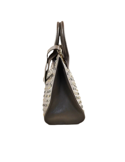 Jimmy Choo Star Studded Leather Tote Bag