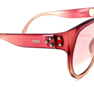 Fendi Oversized Gradient Pink Sunglasses