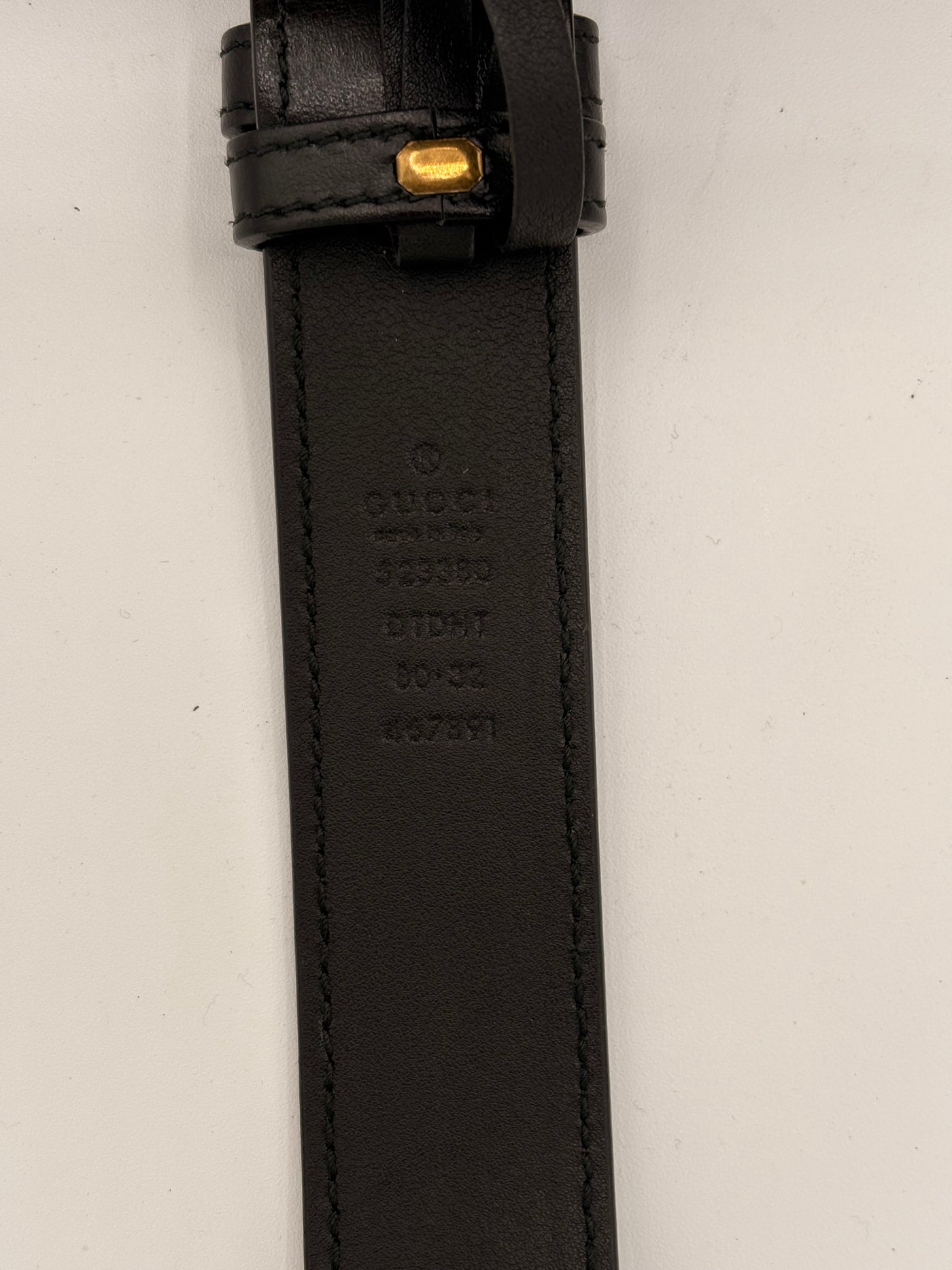 Calfskin Matelasse Unisex GG Marmont Belt Bag 80 32 Black