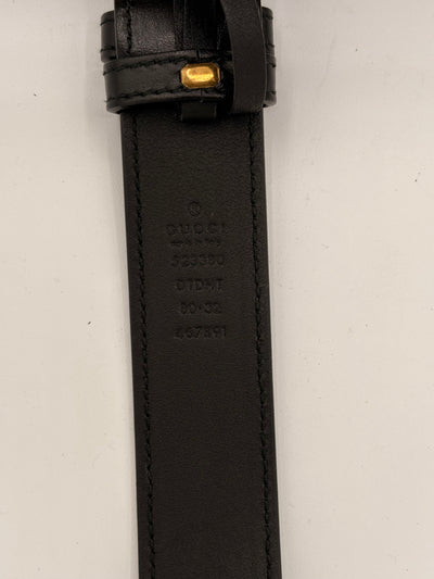 Calfskin Matelasse Unisex GG Marmont Belt Bag 80 32 Black