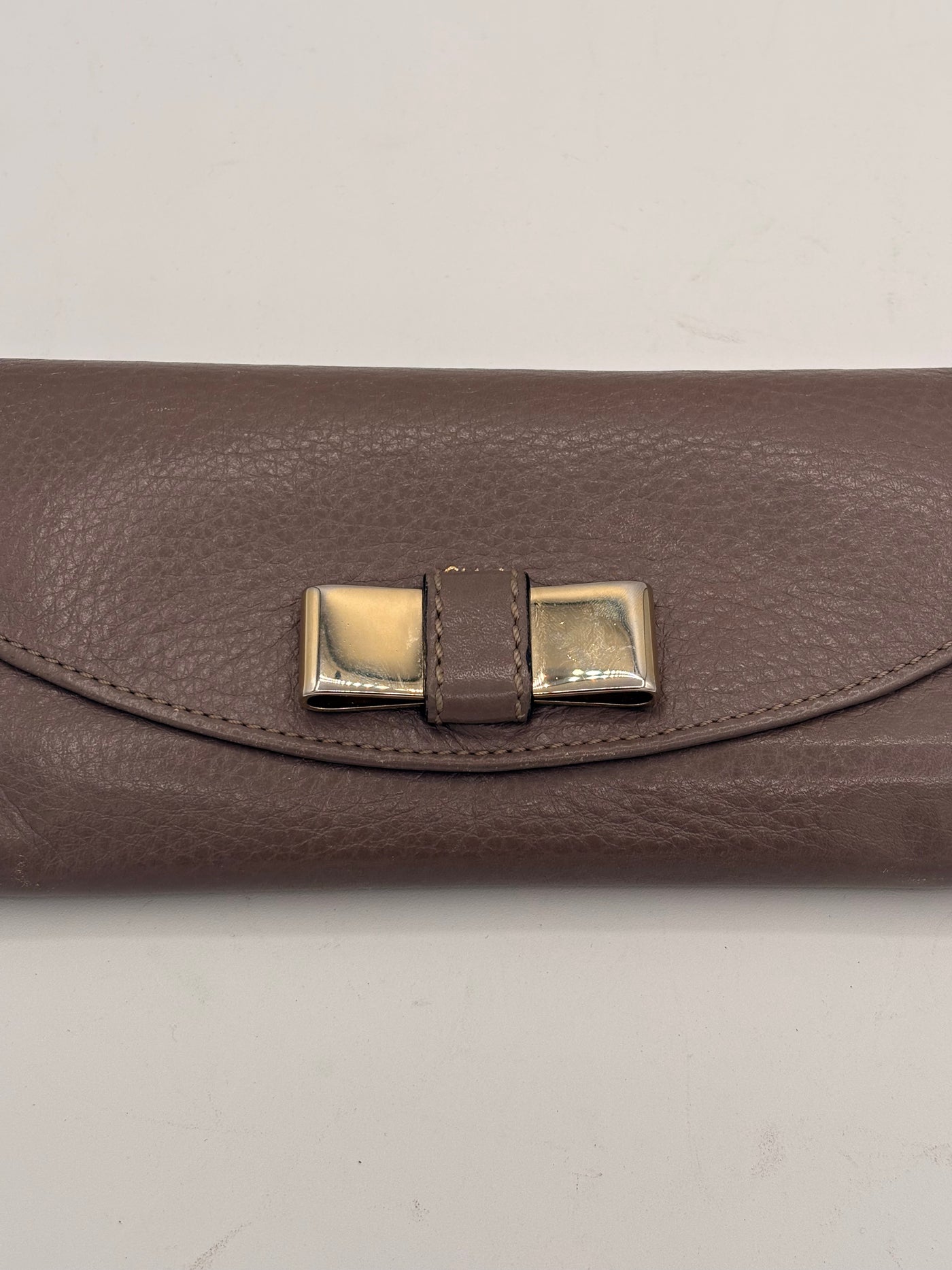 Chloé Lilly Bow Continental Wallet