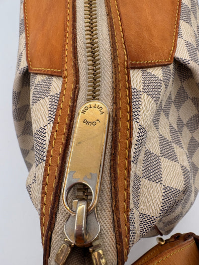 Louis Vuitton Siracusa MM Damier Azur Handbag with Dustbag