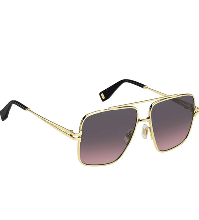 MARC JACOBS SUNGLASSES GOLD BLACK/BROWN PINK SF