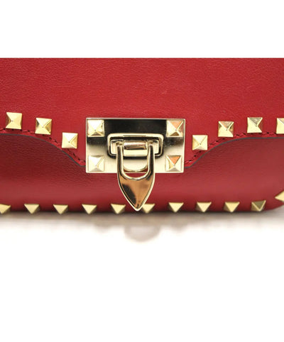 Valentino Garavani Red Leather Crossbody Bag