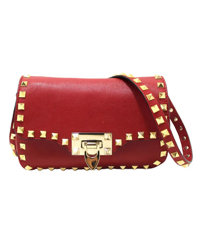 Valentino Garavani Red Leather Crossbody Bag