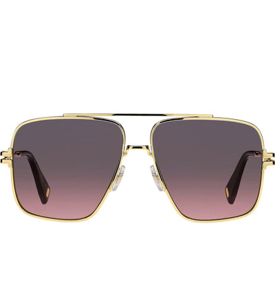 MARC JACOBS SUNGLASSES GOLD BLACK/BROWN PINK SF