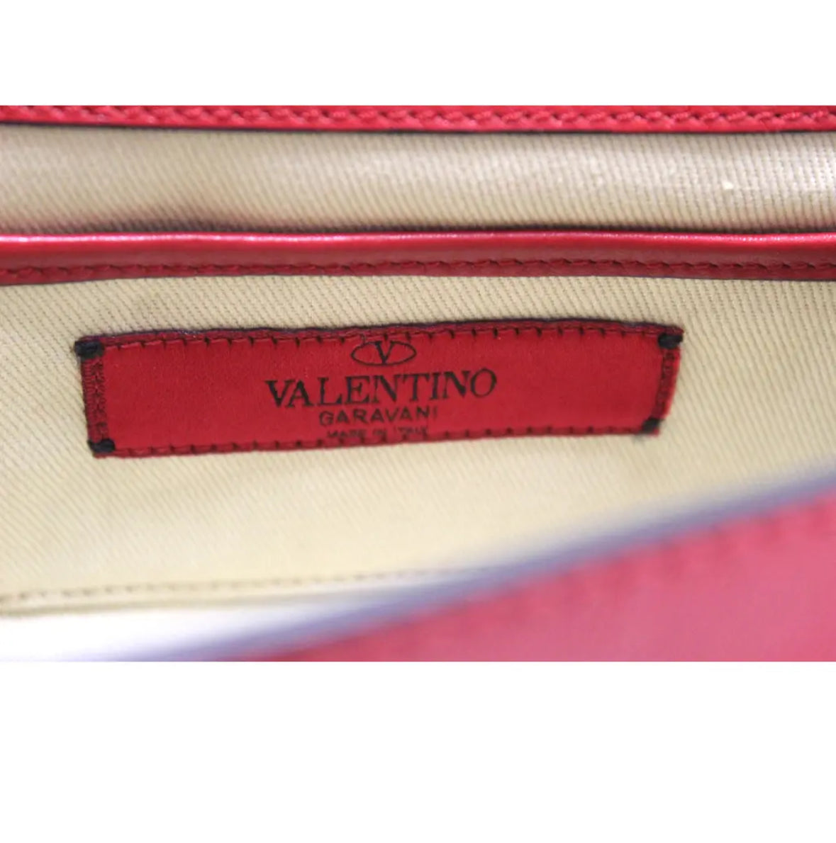 Valentino Garavani Red Leather Crossbody Bag