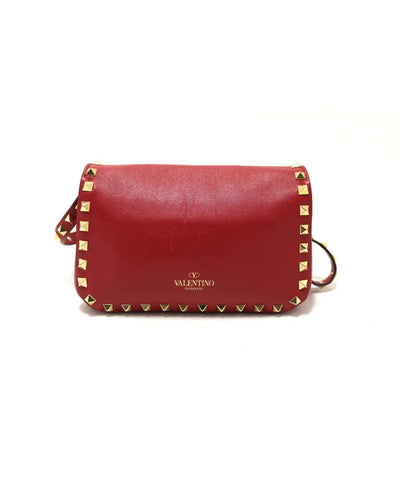 Valentino Garavani Red Leather Crossbody Bag