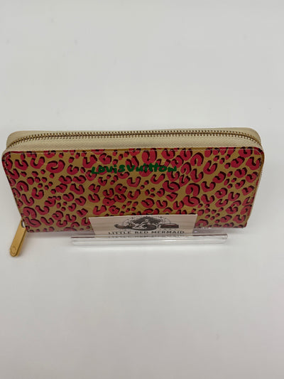 Rare 2010 Louis Vuitton Stephen Sprouse Leopard Vernis Wallet - Full Set