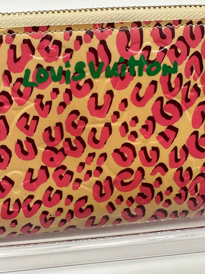 Rare 2010 Louis Vuitton Stephen Sprouse Leopard Vernis Wallet - Full Set