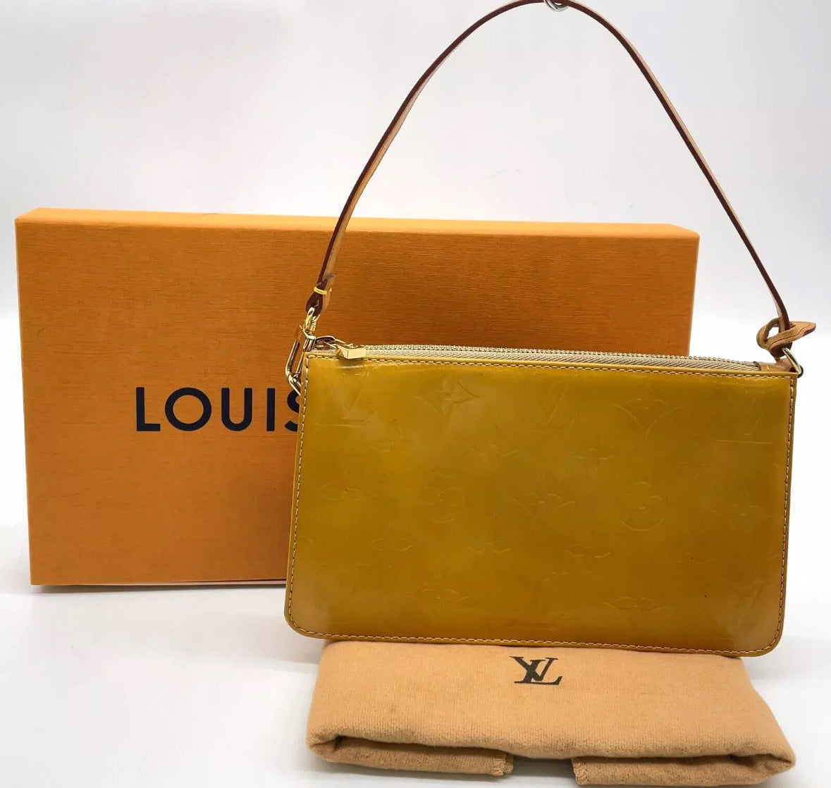 Louis Vuitton Lexington Clutch Pochette- Full Set