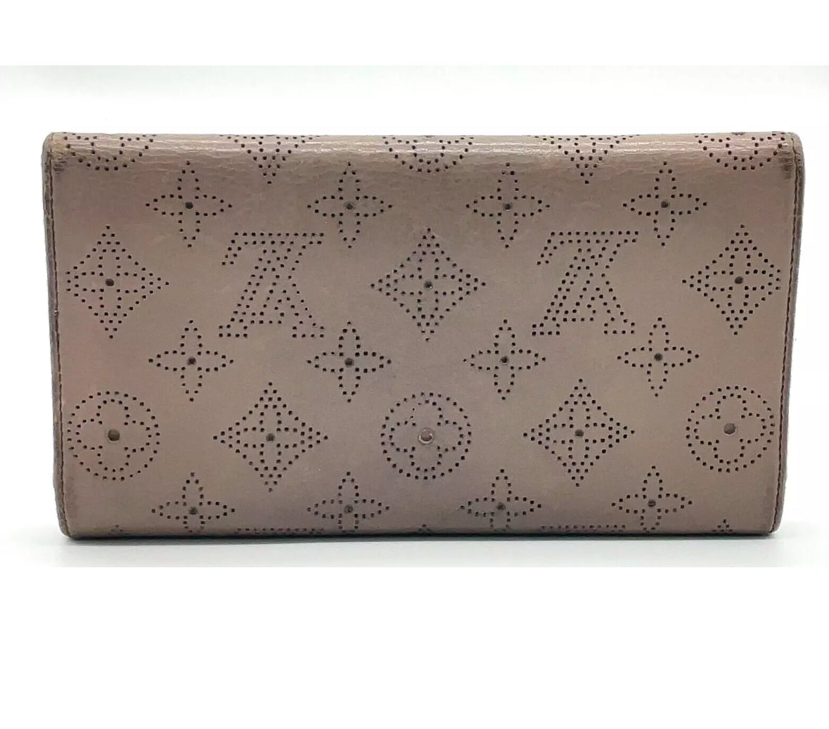 Louis Vuitton Monogram Mahina Portefeuille Amelia Taupe wallet - With Box