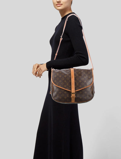Louis Vuitton Saumur 35 Monogram Messenger Shoulder Bag